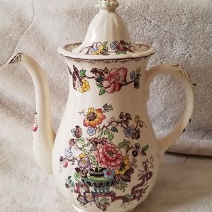 Vintage Masons Patent Ironstone Tea or Coffee Pot